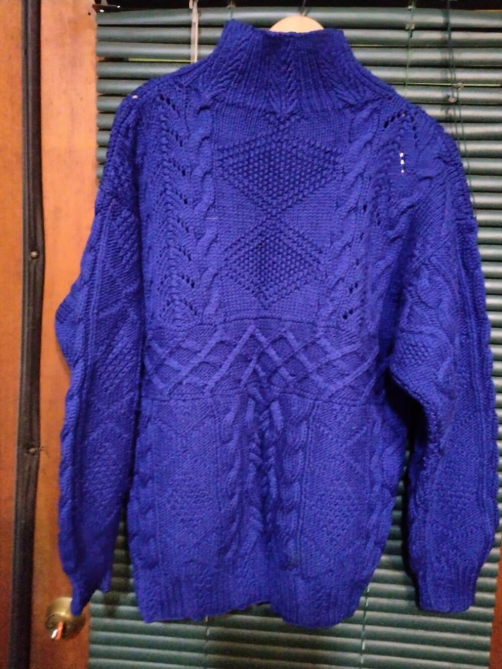 Vintage Ralph Lauren Women's Handknit Sweater Sold As Is Size L